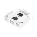 DIGITUS DN-96890 - Hutschienenadapter für 6x SC/DX Kupplungen, Farbe Grau