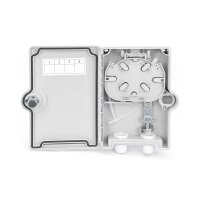 DIGITUS DN-968912 - Distribution Box für Außen, IP65 für 2x SC/SX Adapter oder 2x LC/DX