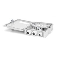 DIGITUS DN-968913 - Glasfaser Distributionsbox für Außen für 6x SC/DX Adapter, IP65