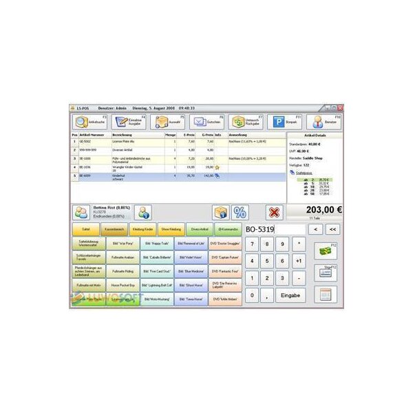 LS-POS Premium Kassensoftware
