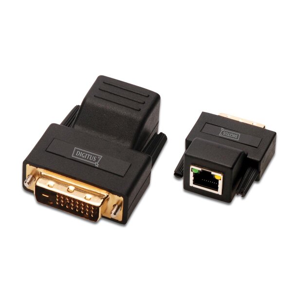 DIGITUS DS-54101 - DVI Video Extender über Cat5 bis zu 70m (CAT5, UTP), max. Aufl. 1920X1200@60Hz