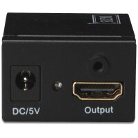 DIGITUS DS-55901 - HDMI High Speed Repeater, Full HD, 1080p Bandbreite 225MHz, mit Wandbefestigung