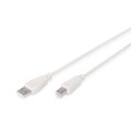 DIGITUS AK-300105-010-E - USB 2.0 Anschlusskabel, Typ A - B St/St, 1.0m, USB 2.0 konform, be