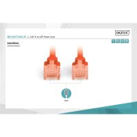 DIGITUS DK-1617-010/R - CAT 6 U-UTP Patchkabel, Cu, LSZH AWG 26/7, Länge 1 m, Farbe Rot