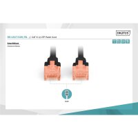 DIGITUS DK-1617-020/BL - CAT 6 U-UTP Patchkabel, Cu, LSZH AWG 26/7, Länge 2 m, Farbe Schwarz