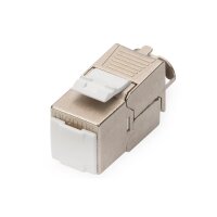 DIGITUS DN-93615-24 - CAT6A Keystone Jack, geschirmt,Re-embedded werkzeugf. Montage, Set 24 Stk