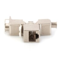 DIGITUS DN-93615-24 - CAT6A Keystone Jack, geschirmt,Re-embedded werkzeugf. Montage, Set 24 Stk