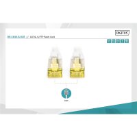 DK-1644-A-015 - CAT 6A S-FTP Patchkabel, Cu, LSZH AWG 26/7,  1,5 m,  Grau