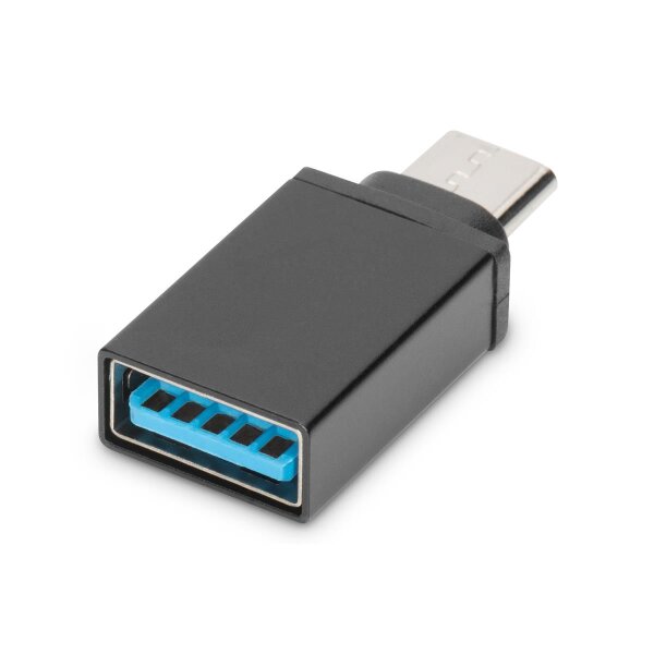 DIGITUS AK-300506-000-S - USB Type-C Adapter, Type-C - A St/Bu, 3A, 5GB, 3.0 Version, sw