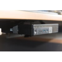 DIGITUS DA-90360 - Multifunktion Mini Desk PC Halter für Tischbefest. o. zwischen Halterung,VESA75x75,100x100