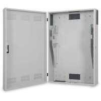 DIGITUS DN-19-WM-3H3V-SL - Wandgehäuse, Slim, 900x600x200 mm 3HE horizontal und 3E vertikale, grau (RAL 7035)