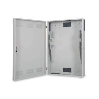DIGITUS DN-19-WM-3H3V-SL - Wandgehäuse, Slim, 900x600x200 mm 3HE horizontal und 3E vertikale, grau (RAL 7035)