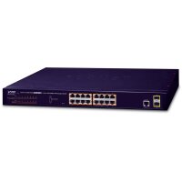 PoE Switch 16x10/100/1000 2SFP