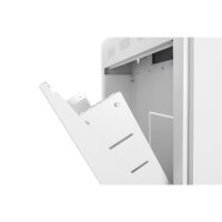 DIGITUS DN-19-WM-FLSH-127 - Wandgehäuse, bündige Montage, ausschwenkbar 778x628x127 mm, 2HE, Farbe grau (RAL 7035)