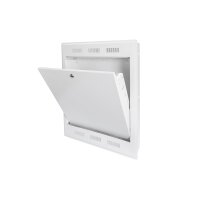 DIGITUS DN-19-WM-FLSH-127 - Wandgehäuse, bündige Montage, ausschwenkbar 778x628x127 mm, 2HE, Farbe grau (RAL 7035)