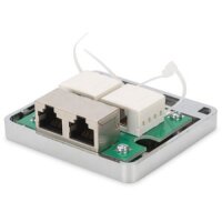 DIGITUS DN-93713 - CAT 6A Konsolidierungsgehäuse 2 Keystone Modul, geschirmt, 2-Port