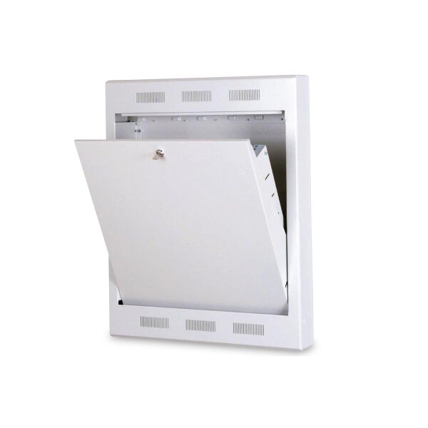 DIGITUS DN-19-WM-SURM-127 - Wandgehäuse, Aufputzmontage, ausschwenkbar 750x600x127 mm, 2HE, Farbe grau (RAL 7035)