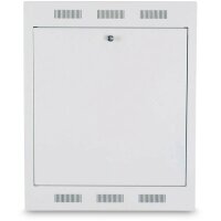 DIGITUS DN-19-WM-SURM-127 - Wandgehäuse, Aufputzmontage, ausschwenkbar 750x600x127 mm, 2HE, Farbe grau (RAL 7035)