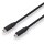 DIGITUS AK-300139-010-S - USB Type-C Anschlusskabel, Type-C zu C St/St, 1.0m, Gen2, 5A, 10GB, 3.1 Version, CE, sw