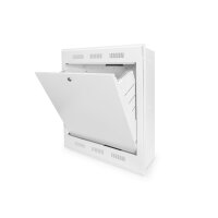DIGITUS DN-19-WM-FLSH-216 - Wandgehäuse, bündige Montage, ausschwenkbar 778x628x216 mm, 4HE, Farbe grau (RAL 7035)
