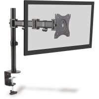 DIGITUS DA-90361 - Single Monitor Tisch Klemmhalterung, 15-27", black max Gew. 8Kg,VESA max 100x100