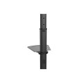 DIGITUS DA-90370 - TV-Wagen für Bildschirme bis zu 178 cm fahrbar, VESA max. 600x400