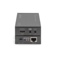 DIGITUS DS-55500 - 4K HDMI Extender Set, HDBaseT, UHD 4K*2K@30hz 70 m via Netzwerkkabel (Cat 5E, 6, 7)