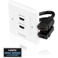 HDMI ANSCHLUSSDOSE 2FACH