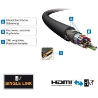 HDMI/A Kab.ST.-DVI/D ST10m