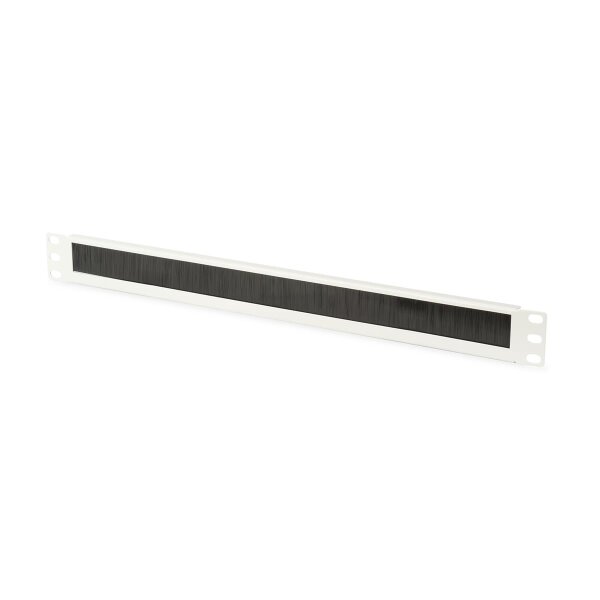 DIGITUS DN-97660 - 1HE Kabelbürstenleiste, 44x483x11 mm Bürstenöffnung 27x423 mm, Farbe grau (RAL 7035)
