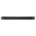 DIGITUS DN-97661 - 1HE Kabelbürstenleiste offene Bürstenleiste, Farbe Schwarz (RAL 9005)