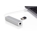 DIGITUS DA-70255 - 3 Port USB 3.0 Type-C Hub mit Gigabit Ethernet 3xUSB A/F,1xUSB A/M,1xRJ45 LAN, Win/Mac OS
