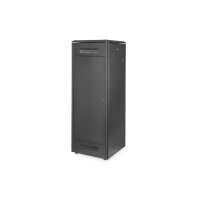 DIGITUS DN-19-32U-6/6-B-1 - 32HE Netzwerkschrank, Unique 1609x600x600 mm, Farbe Schwarz (RAL 9005)