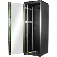 DIGITUS DN-19-32U-8/8-B-1 - 32HE Netzwerkschrank, Unique 1609x800x800 mm, Farbe Schwarz (RAL 9005)