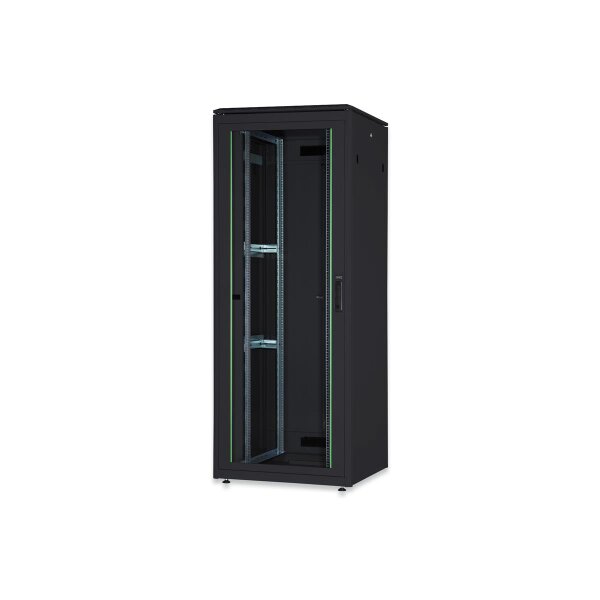 DIGITUS DN-19-36U-8/8-B-1 - 36HE Netzwerkschrank, Unique 1787x800x800 mm, Farbe Schwarz (RAL 9005)