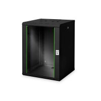 DIGITUS DN-19-16U-6/6-SW - 16HE Wandgehäuse, Unique 820x600x600 mm, Farbe Schwarz (RAL 9005)