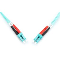 DIGITUS DK-2533-15/3 - LWL Patchkabel, Duplex, LC zu LC MM OM3 50/125 µ, 15 m