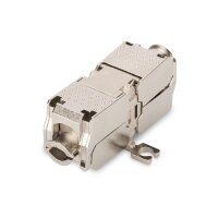 DIGITUS DN-93909 - Kupplung für Feldanwendung CAT 6A, 500 MHz für AWG 22-26, geschirmt, Keystone Design, 26x35x80