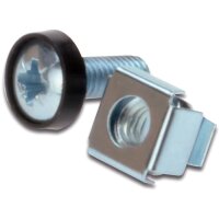 DIGITUS DN-19-SET-S - M6 Installationsschrauben-Set, 50...