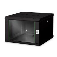 DIGITUS DN-19-07U-6/6-SW - 7HE Wandgehäuse, Unique 420x600x600 mm, Farbe Schwarz (RAL 9005)