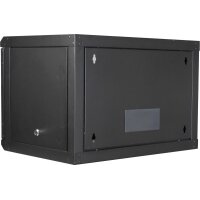 DIGITUS DN-19-07U-6/6-SW - 7HE Wandgehäuse, Unique 420x600x600 mm, Farbe Schwarz (RAL 9005)