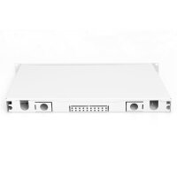 DIGITUS DN-96320-4 - FO Spleißbox, 1HE, bestückt, 6x SC DX, OM4 inkl. Spleißkassette, farbige Pigtails, Kupplungen