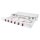 DIGITUS DN-96320-4 - FO Spleißbox, 1HE, bestückt, 6x SC DX, OM4 inkl. Spleißkassette, farbige Pigtails, Kupplungen