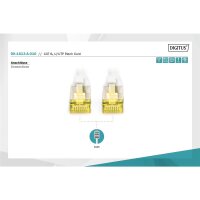 DK-1613-A-010 - CAT 6A U-UTP Patchkabel, Cu, LSZH AWG 26/7, Länge 1 m, Farbe Grau