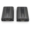 DIGITUS DS-55204 - 4K HDMI 2.0 Extender Set, UHD 4K*2K@60 Hz 30/60 m via Netzwerkkabel (Cat 6, 6a, 7),