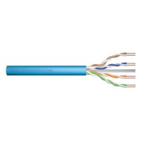 DIGITUS DK-1613-A-VH-5 - CAT 6A U-UTP Installationskabel, 500 MHz Eca (EN 50575), AWG 23/1, 500 m Trommel, Sx, Blau