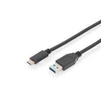 DIGITUS AK-300146-010-S - USB Typ C Verbindungskabel, Typ...