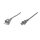 DIGITUS AK-440115-008-S - Netzanschlusskabel, CEE 7/7 (Typ-F) - C5 St/Bu, 0,75m, H05VV-F3G 0.75qmm, sw