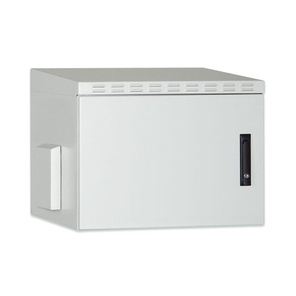 DIGITUS DN-19-09U-I-OD-2 - 9HE Wandgehäuse, Outdoor, IP55 579x600x450 mm, Doppelwand, grau (RAL 7035)