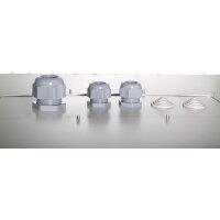 DIGITUS DN-19-24U-I-OD - 24HE Wandgehäuse, Outdoor, IP55 1245x600x450 mm, Farbe Grau (RAL 7035)